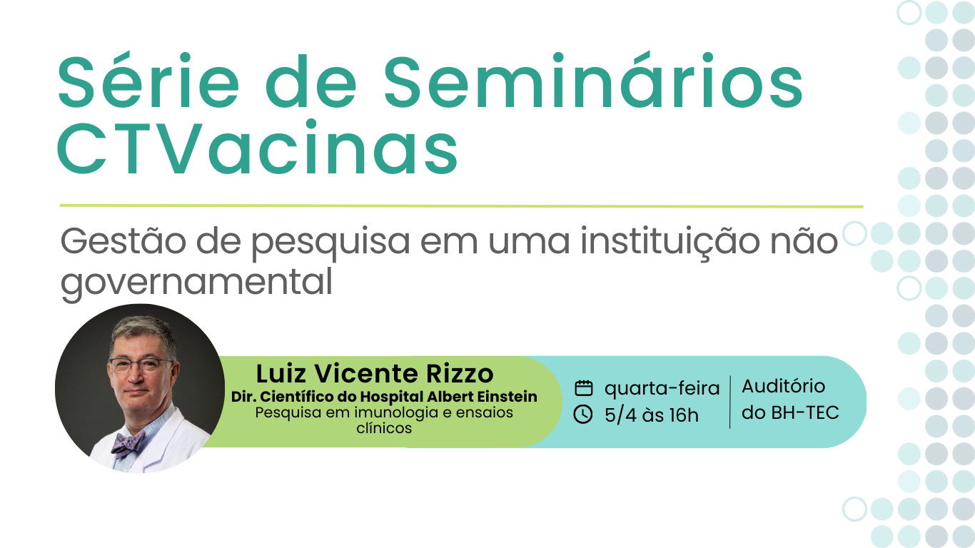 Série De Seminários: Gestão De Pesquisas No Principal Hospital Do Brasil Com Luiz Vicente Rizzo