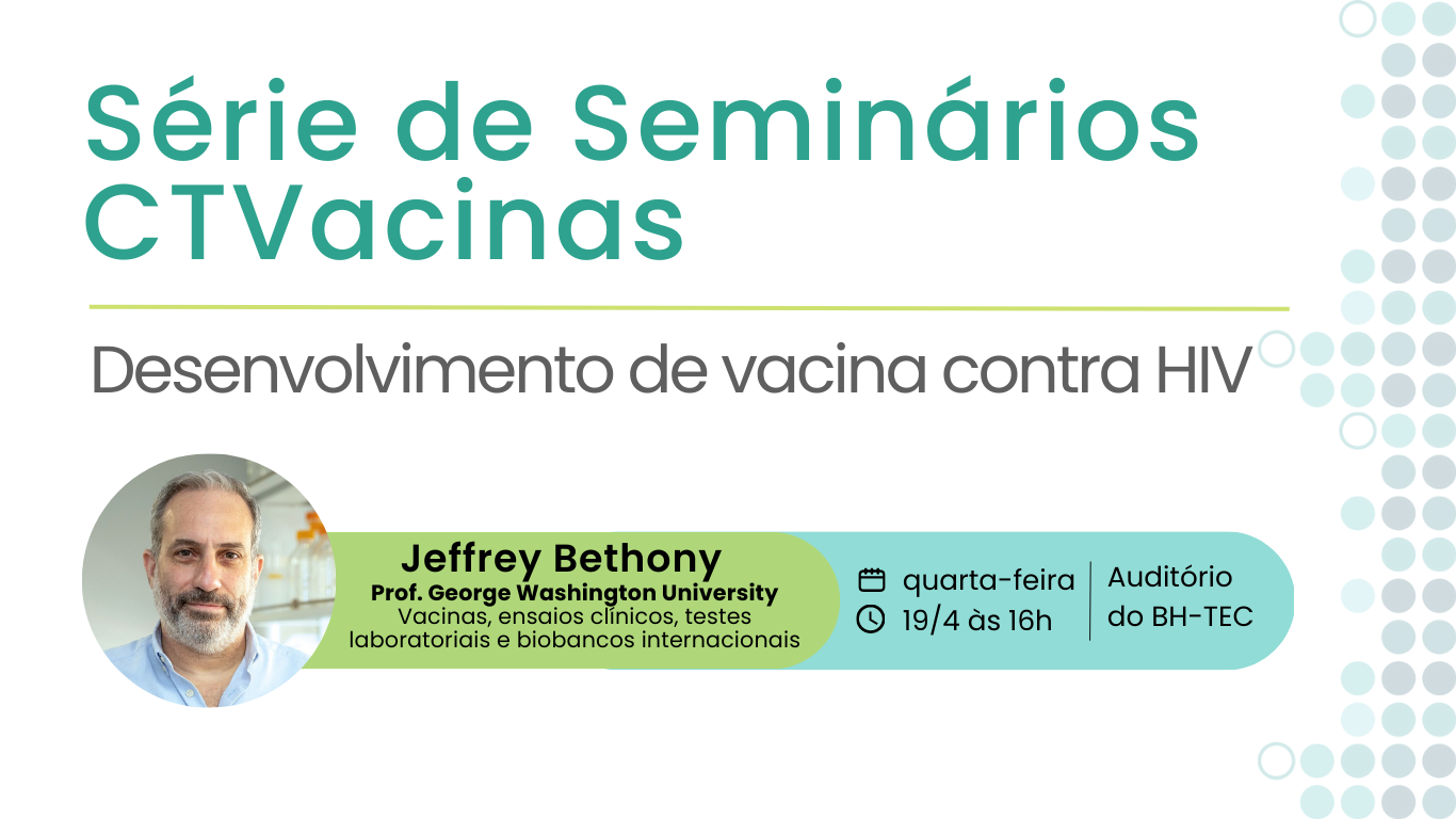 Série De Seminários: Vacina De RNA Contra HIV Com Jeffrey Bethony