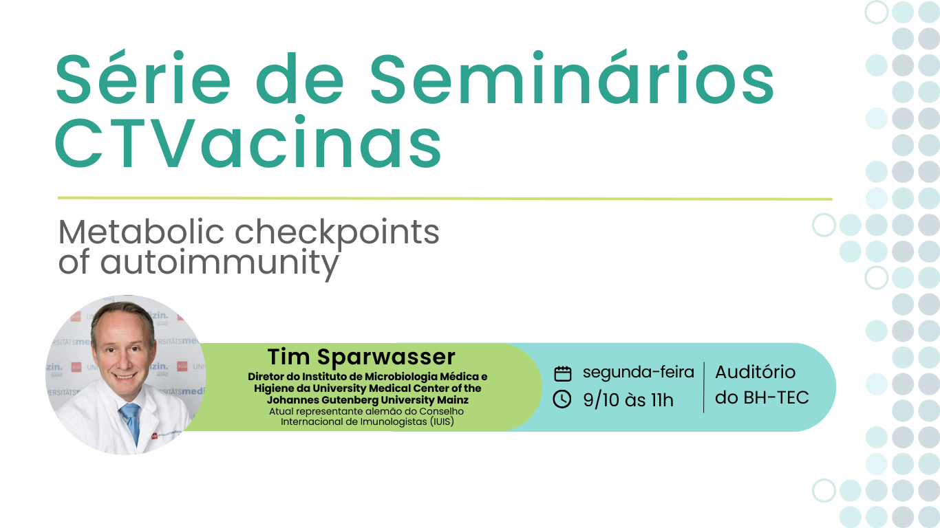 Série De Seminários: Pontos De Verificação Metabólicos De Autoimunidade Com Tim Sparwasser