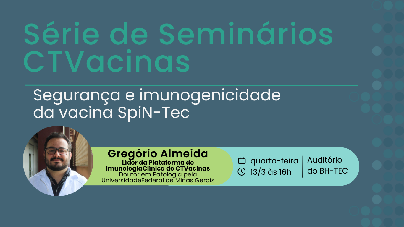 Série De Seminários: Segurança E Imunogenicidade Da SpiN-Tec Com Gregório Almeida