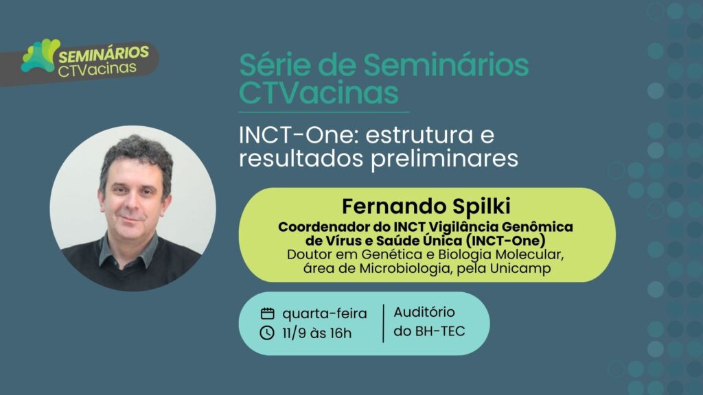 Banner para anunciar a palestra de Fernando Spilki