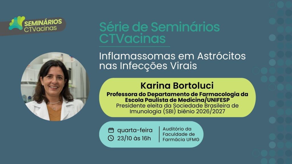 Banner da palestra de Karina Bortoluci