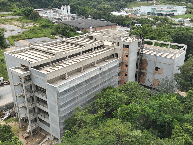 imagem drone obras CNV
