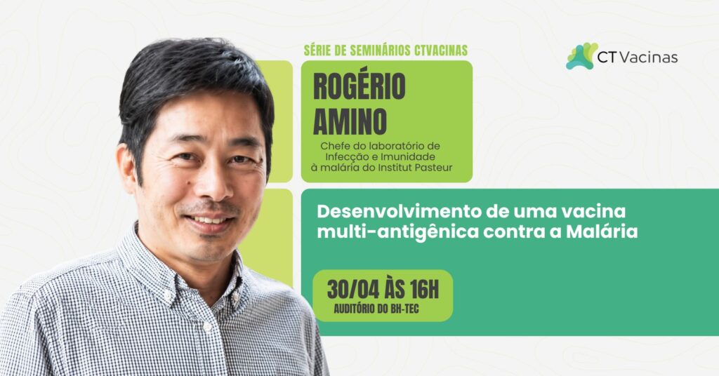 Divulgação da palestra de Rogério Amino
